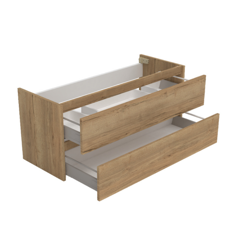 Trendline basic onderkast met greeplijst in korpus kleur 120 Natural Oak