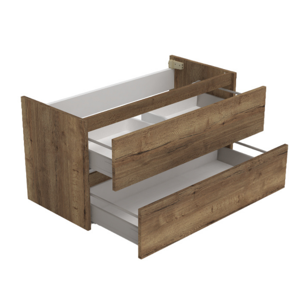 Trendline basic onderkast met greeplijst in korpus kleur 100 Tabak Oak
