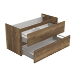 Trendline basic onderkast met greeplijst in korpus kleur 100 Tabak Oak