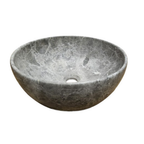 Waskom Marmer Rond Tundra Grey