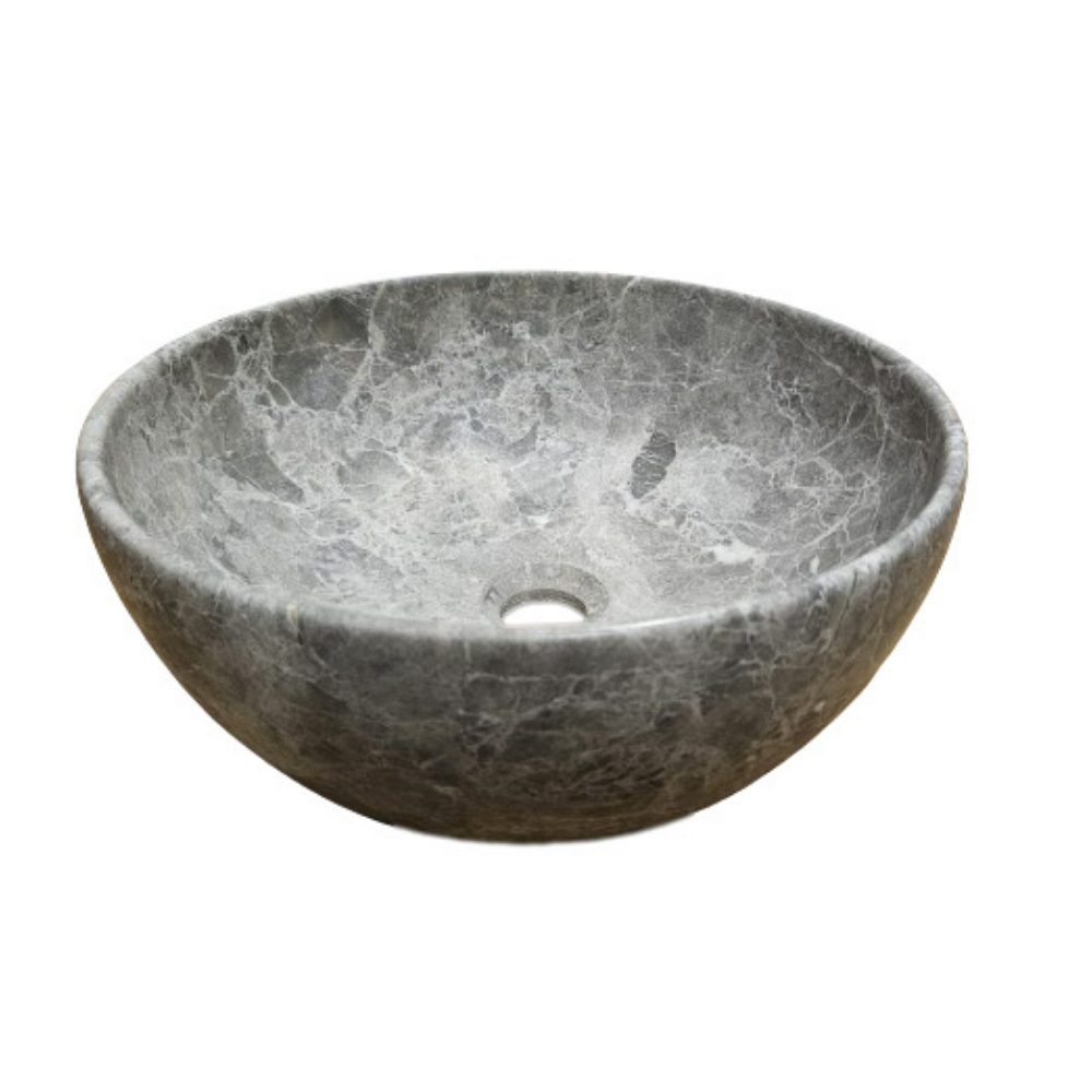 Waskom Marmer Rond Tundra Grey