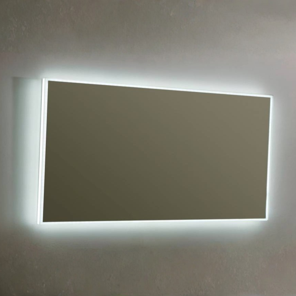 Spiegel infinity met rondom LED verlichting, 3 kleur instelbaar & dimbaar incl. spiegelverwarming
