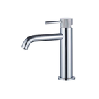 Wastafelmengkraan Slimline met geribbelde knop